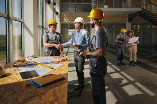 H&G Solution Team auf der Baustelle